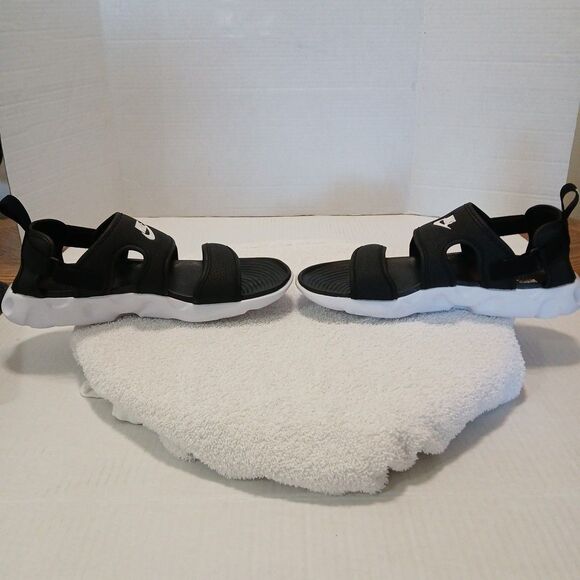 Nike Owaysis Womens Black/White Sandals CK9283-002 Size 8 Adjustable Strap - Picture 5 of 16